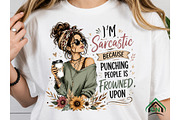Sarcastic Woman Coffee PNG, a Seasonal Illustration by Craft Nest (Thumbnail 4 of 5)
