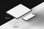 Animated iPhone & iPad Mockup Set, an iPhone Mockup by Modern Studio (Thumbnail 2 of 6)