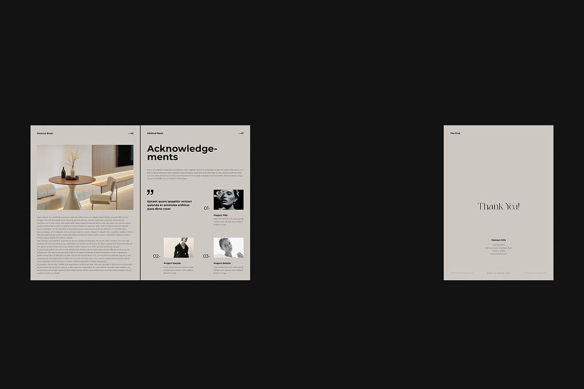 Minimal Editorial Book Layout -Canva, a Magazine Template by TemplateFolio-Shop (Photo 19 of 24)