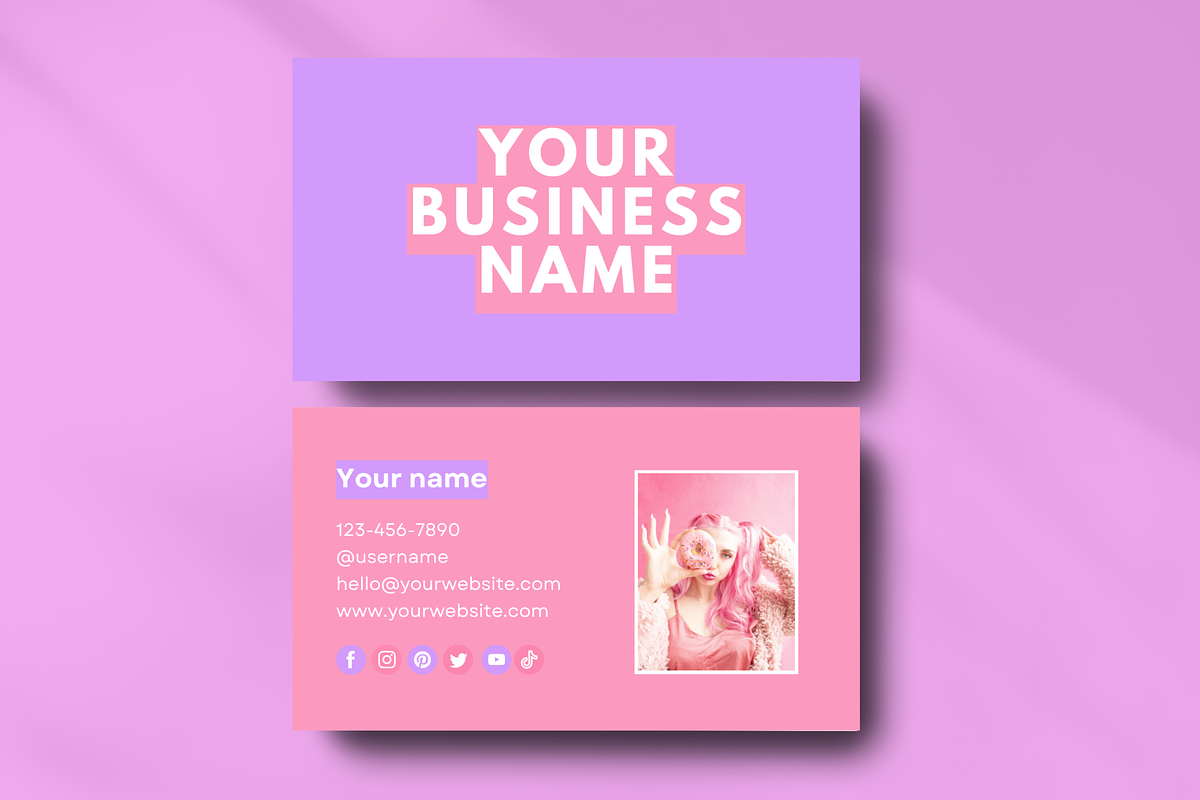 Business Card Template, a Business Card Template by SunshineStudioBoutique (Photo 7 of 10)