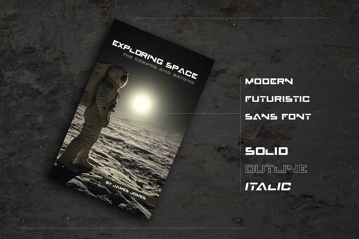 Luminas Sci-fi Futuristic Sans Font, a Sans Serif Font by SpiralShare Digital (Photo 4 of 4)