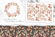 Watercolor Nature and Birds set, an Illustration by Alamella (Thumbnail 6 of 13)