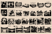 Vintage Retro Rodeo illustrations, an Object Illustration by Nocturnal Wolf (Thumbnail 14 of 17)