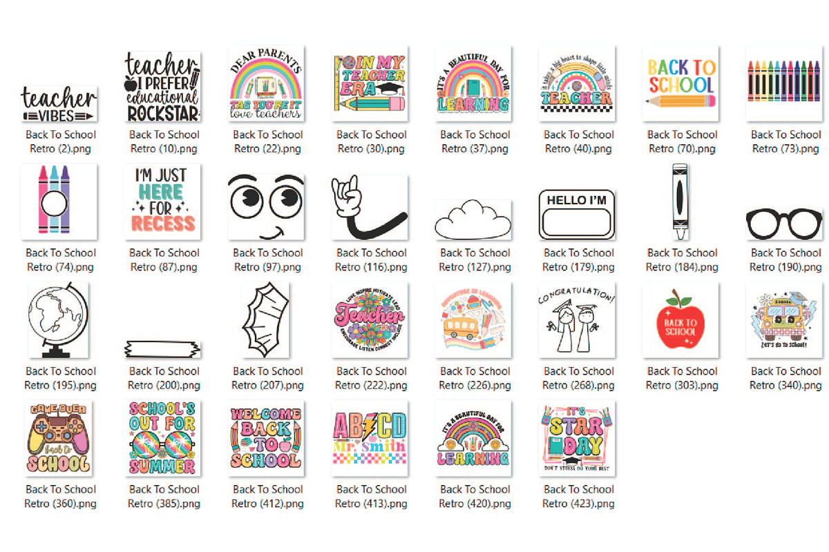 Back to School Bundle PNG, an Object Graphic by Little Mango (Photo 4 of 4)