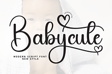 Babycute | Script Font