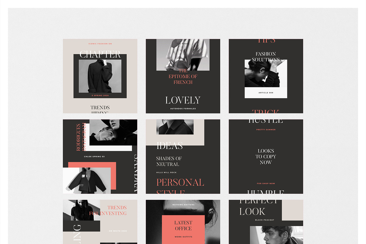 LAUREN Instagram Feed, a Social Media Template by Aprilea (Photo 7 of 7)