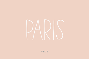 Paris Font Pack