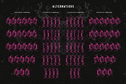 Mega Snake Typeface, a Blackletter Font by alit design (Thumbnail 5 of 20)
