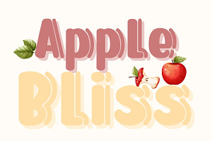 Apple Bliss - Handwritting