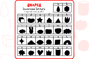 Shape Doodles - Dingbats Font