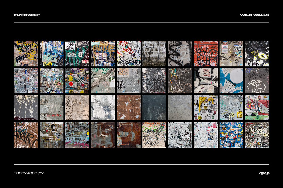 Wild Walls - Urban Backgrounds, a Background Graphic by FLYERWRK (Photo 8 of 8)
