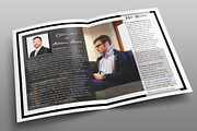Black Modern Funeral Program, a Brochure Template by Royallove (Thumbnail 3 of 5)