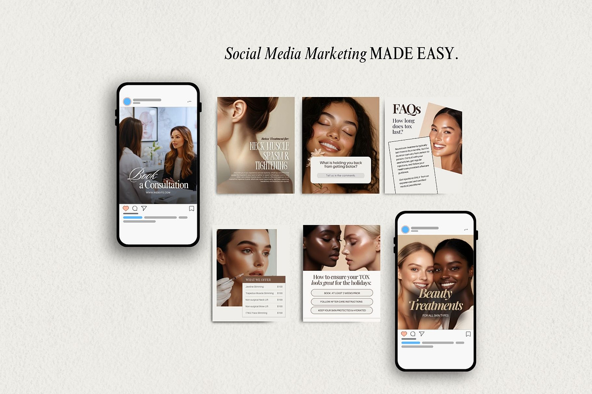 Botox and Filler Instagram Templates preview 4