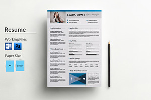 Resume Template V015