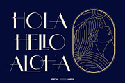 Lovera - Art Deco Typeface, a Sans Serif Font by Graptail (Thumbnail 3 of 12)