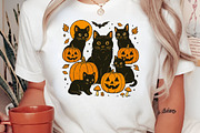 Black Cat Pumpkin Png, an Illustration by Craft Nest (Thumbnail 2 of 6)