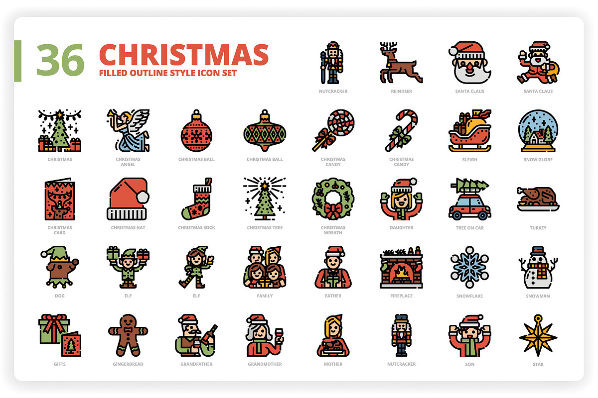 3,600 Icons x3 Styles, an Outline Icon by monkik (Photo 65 of 299)