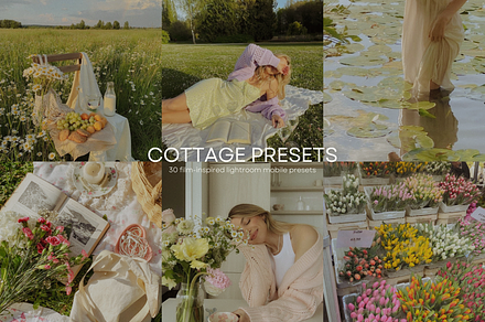 30 COTTAGE LIGHTROOM MOBILE PRESETS