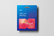Gift Card Mockups, a Packaging Mockup by artimasa (Thumbnail 8 of 8)