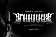 Rock Glempo - Music Font, a Blackletter Font by Iqsiart Studio (Thumbnail 9 of 10)