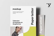 Paper Letter Mock-up, an Advertising Mockup by Yogurt86 (Thumbnail 2 of 8)