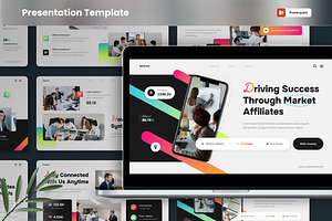 Market Affiliate PowerPoint Template, a Presentation Template by MtvtdArt