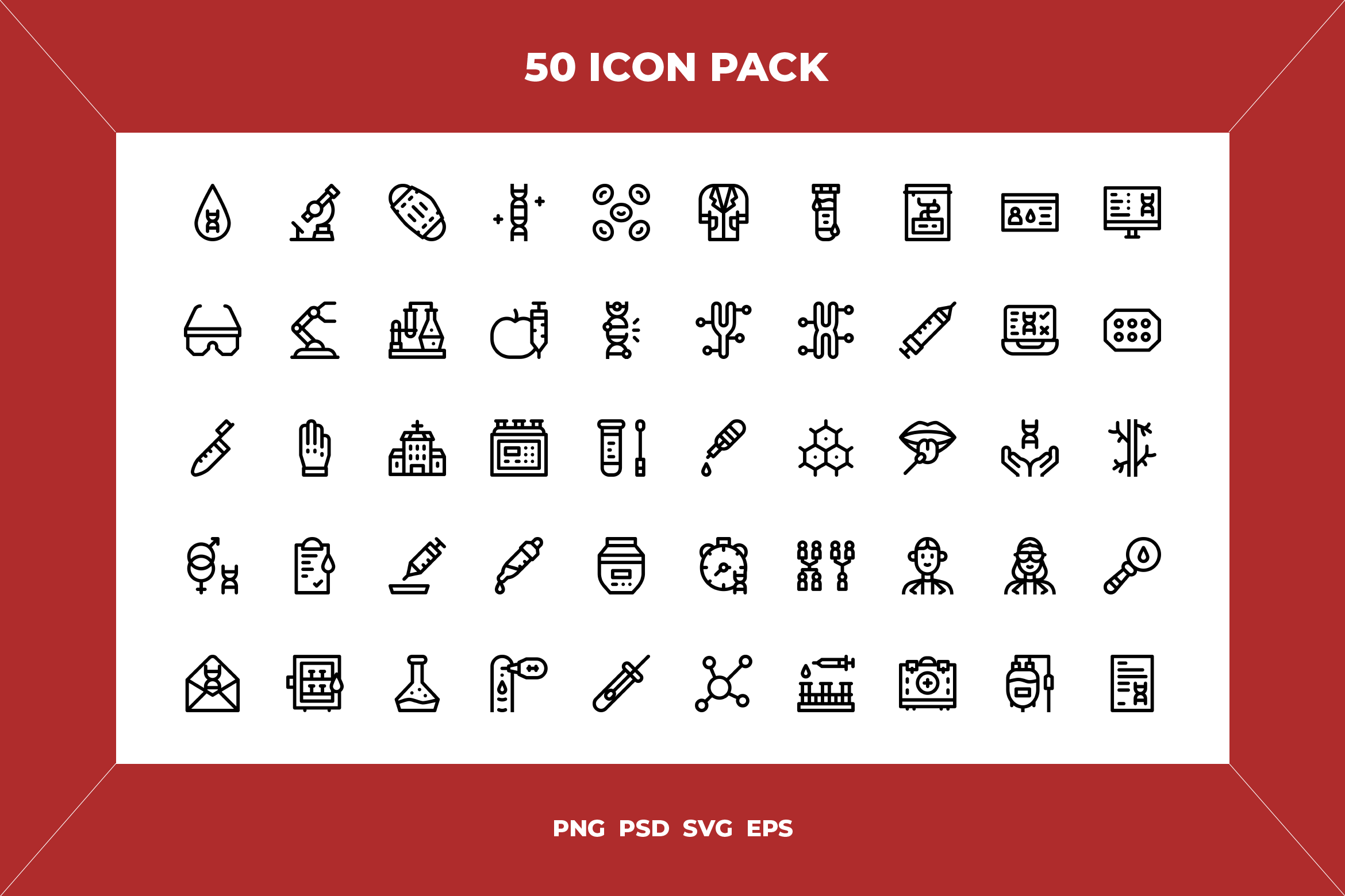 Dna test icons, an Outline Icon by Wencory