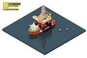Isometric city map elements, an Object Graphic by tele52 (Thumbnail 54 of 72)