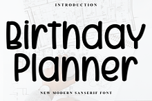 Birthday Planner