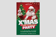 Christmas Party Flyer Template, a Flyer Template by BrandPacks (Thumbnail 3 of 5)