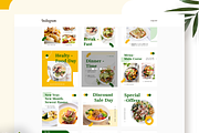 Foodie - Food Instagram Template, a Social Media Template by Designspace (Thumbnail 5 of 8)