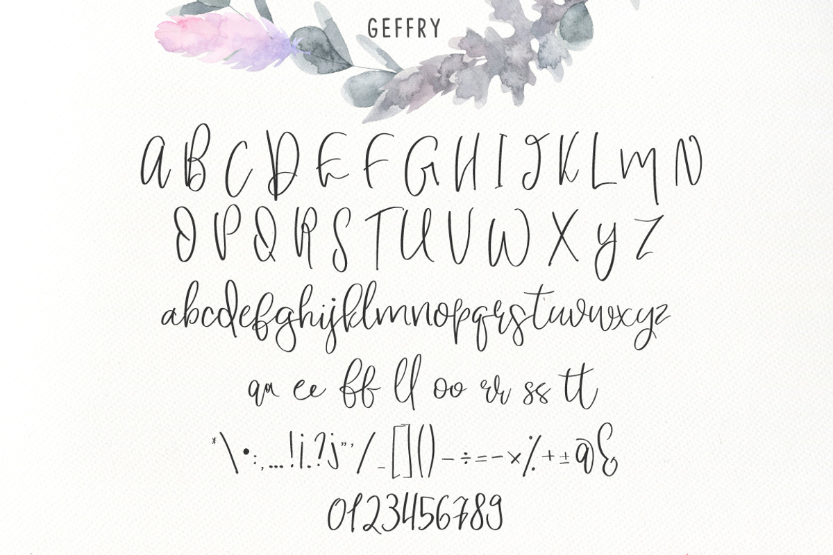 Geffry Script preview 6