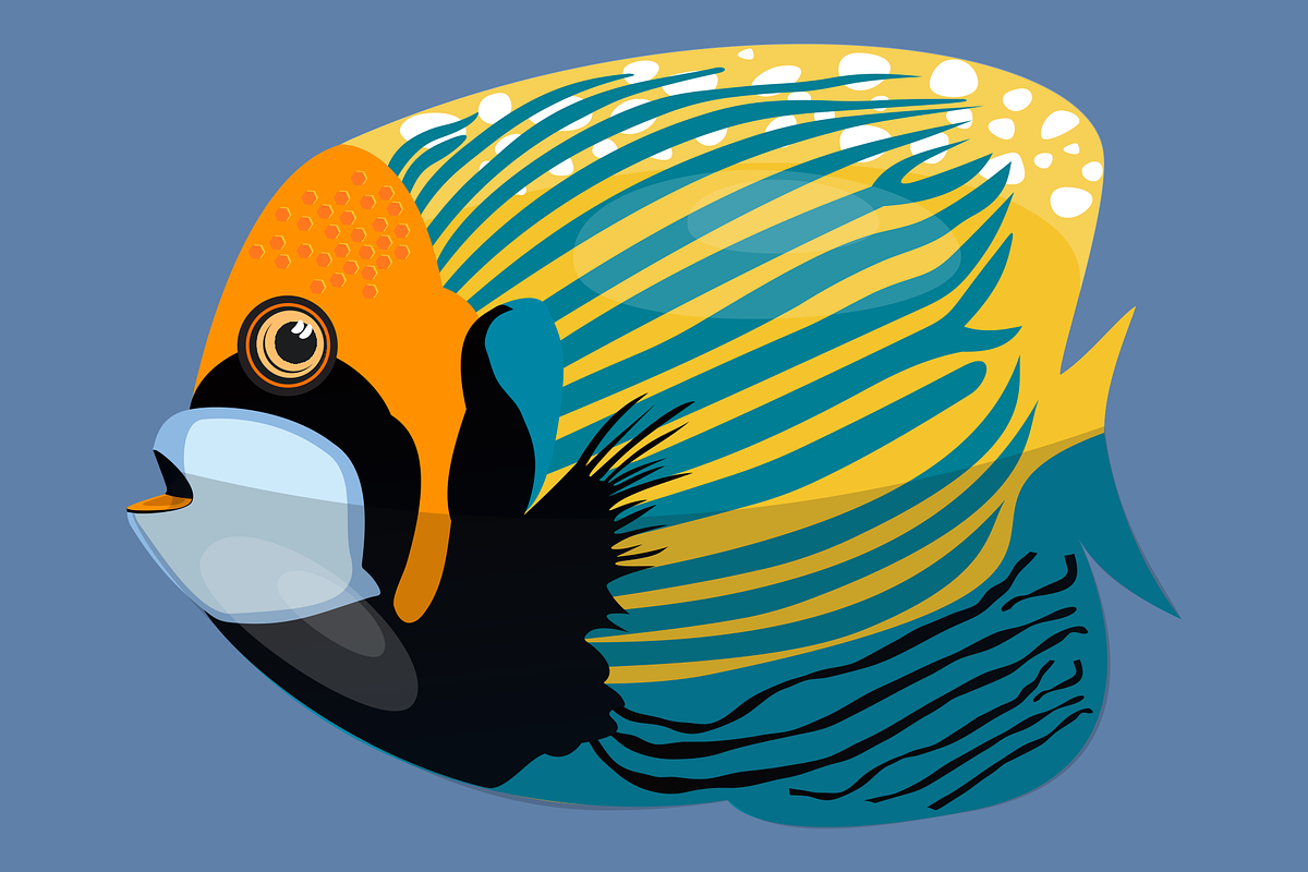 Tropical Fishes Crafts, an Animal Illustration by Dz Akali (Photo 4 of 7)