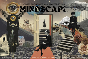 Mindscape. Inner World Collage