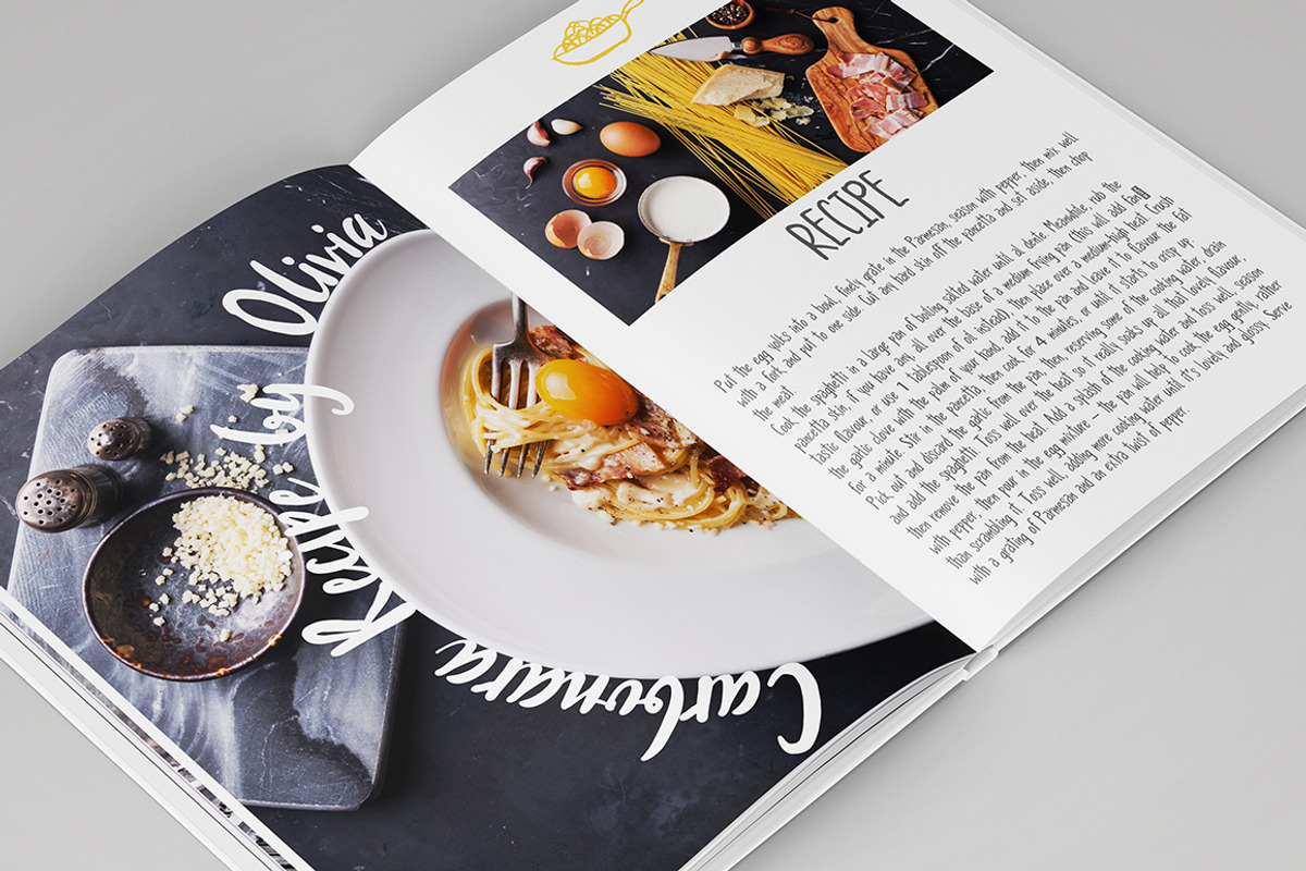 Three Food Stories [Font Trio], a Script Font by Julia Dreams (Photo 2 of 7)