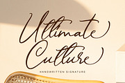 Ultimate Culture, a Script Font by Artic Type (Thumbnail 1 of 9)