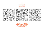 Fast Food. Vector Illustrations., a Food Illustration by Olga Olmix (Thumbnail 3 of 7)