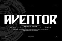 VB Aventor - Futuristic Font