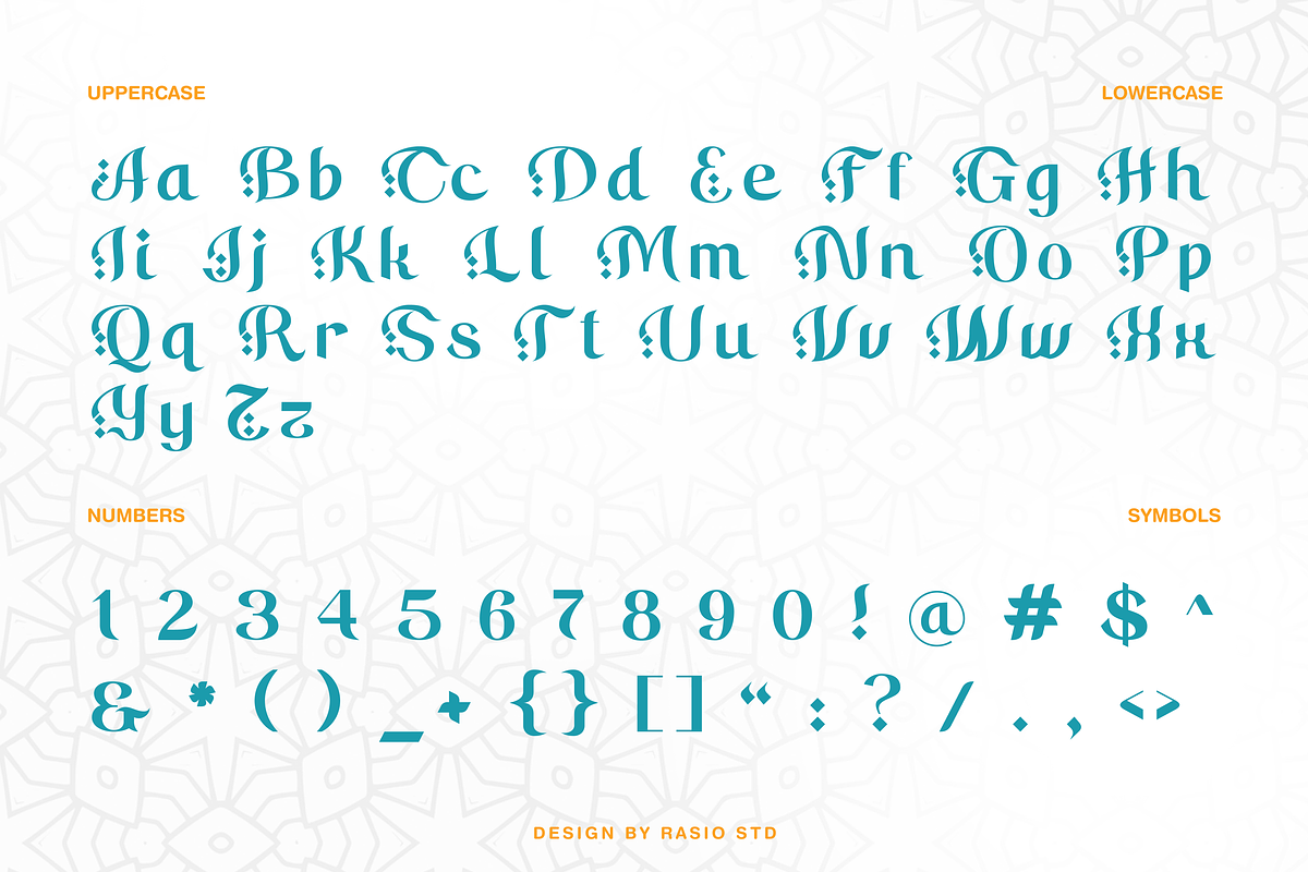 Zareen Decorative Islamic Font, a Serif Font by Vadovastd (Photo 2 of 8)