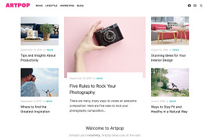 Artpop WordPress Theme