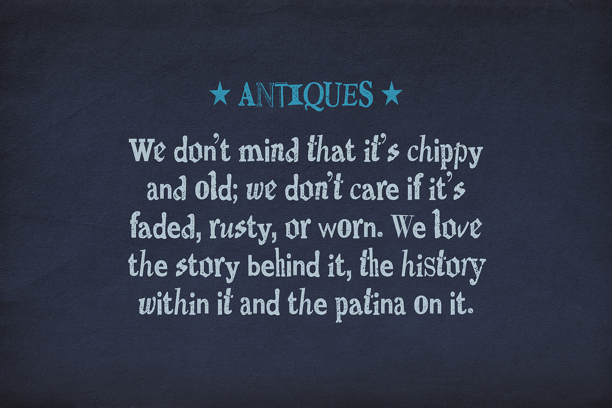 Almanack Vintage Letterpress Font