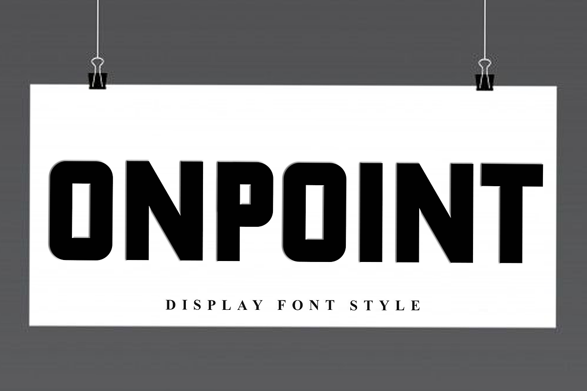 ONPOINT, a Script Font by FreshTypeINK (Photo 1 of 8)