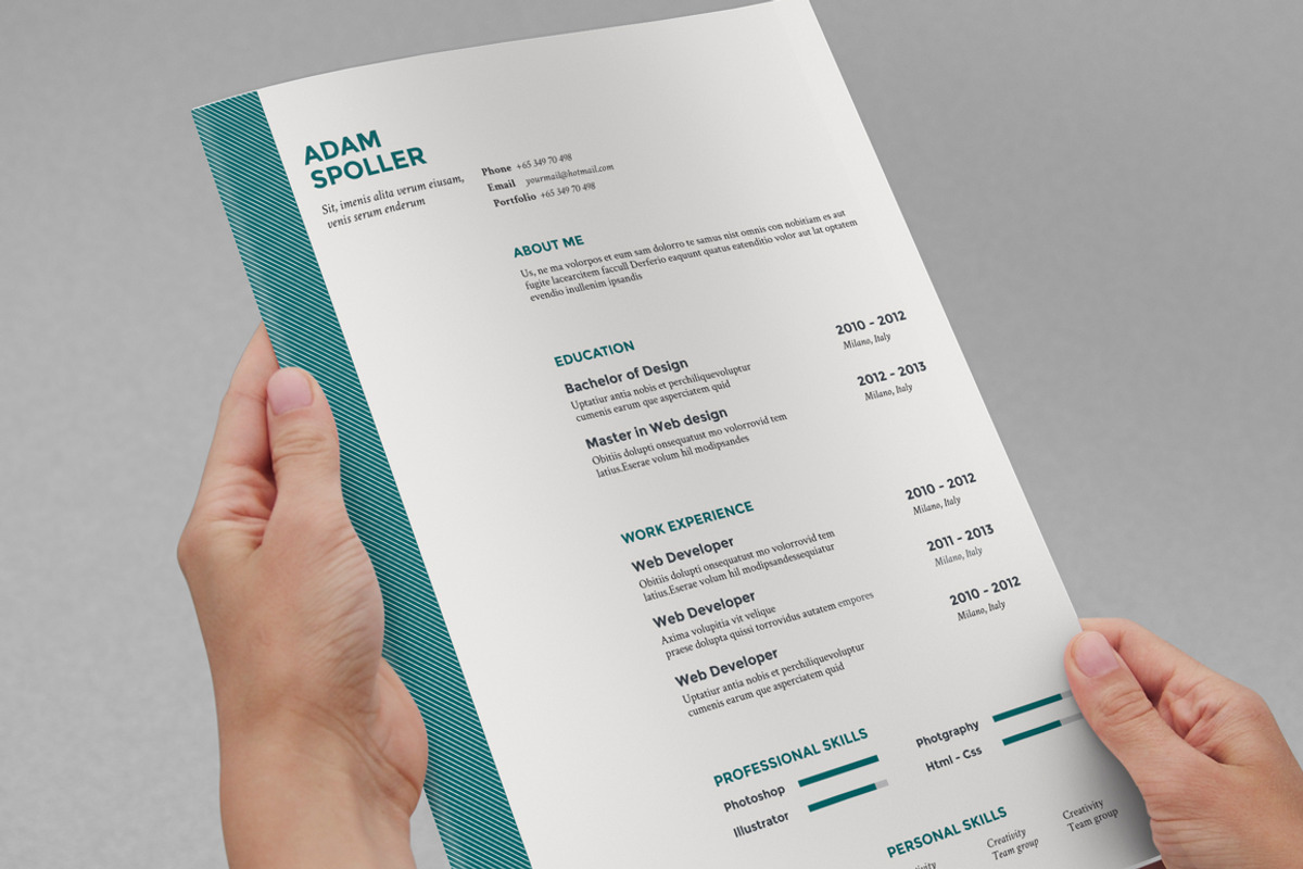 Clean Resume, a Resume Template by sz81 (Photo 5 of 5)