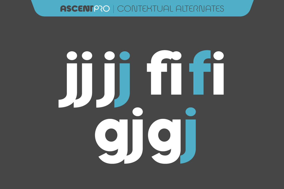 Ascent Pro (18 fonts), a Sans Serif Font by Fontop (Photo 10 of 15)
