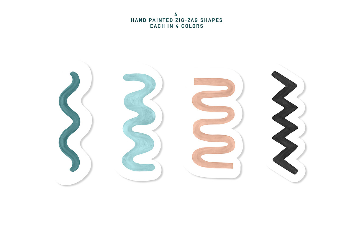 Abstract Shapes - Watercolor, an Object Graphic by Paulina Sara Design (Photo 7 of 18)