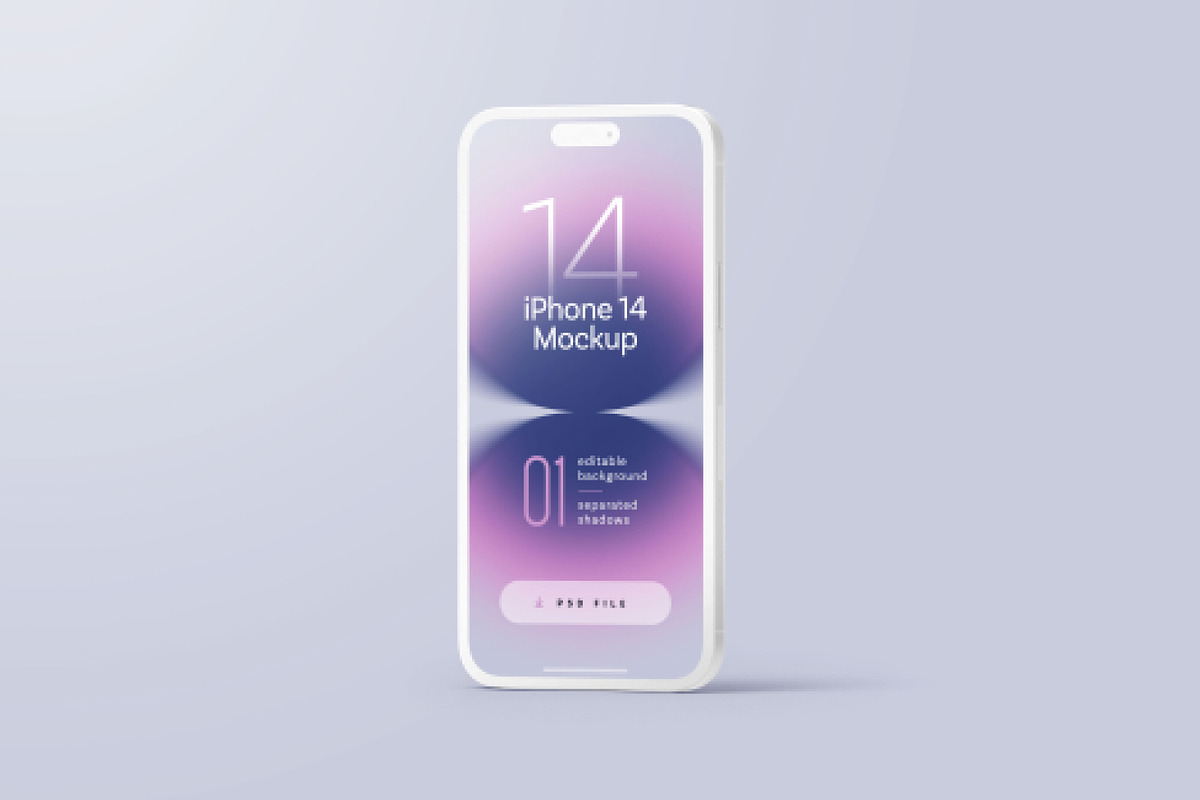 iPhone 14 Pro Clay Mockup Set, an iPhone Mockup by Deeplab (Photo 5 of 18)