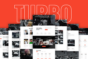 Turbo - Car Wash Website Template