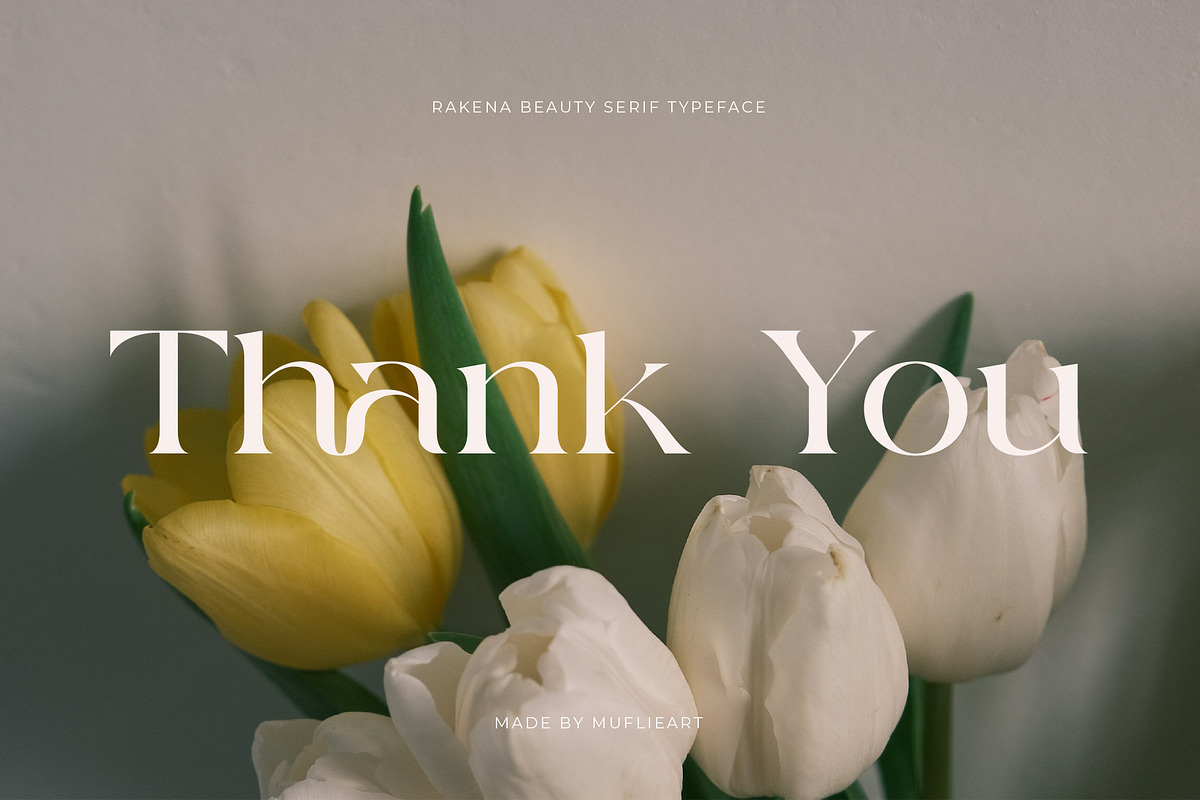 Rakena - Beauty Serif Typeface, a Serif Font by Muflieart (Photo 10 of 10)