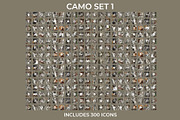 1200 Hunting Orange & Camo iOS Icons, an Icon by A Good Design Studio (Thumbnail 3 of 7)