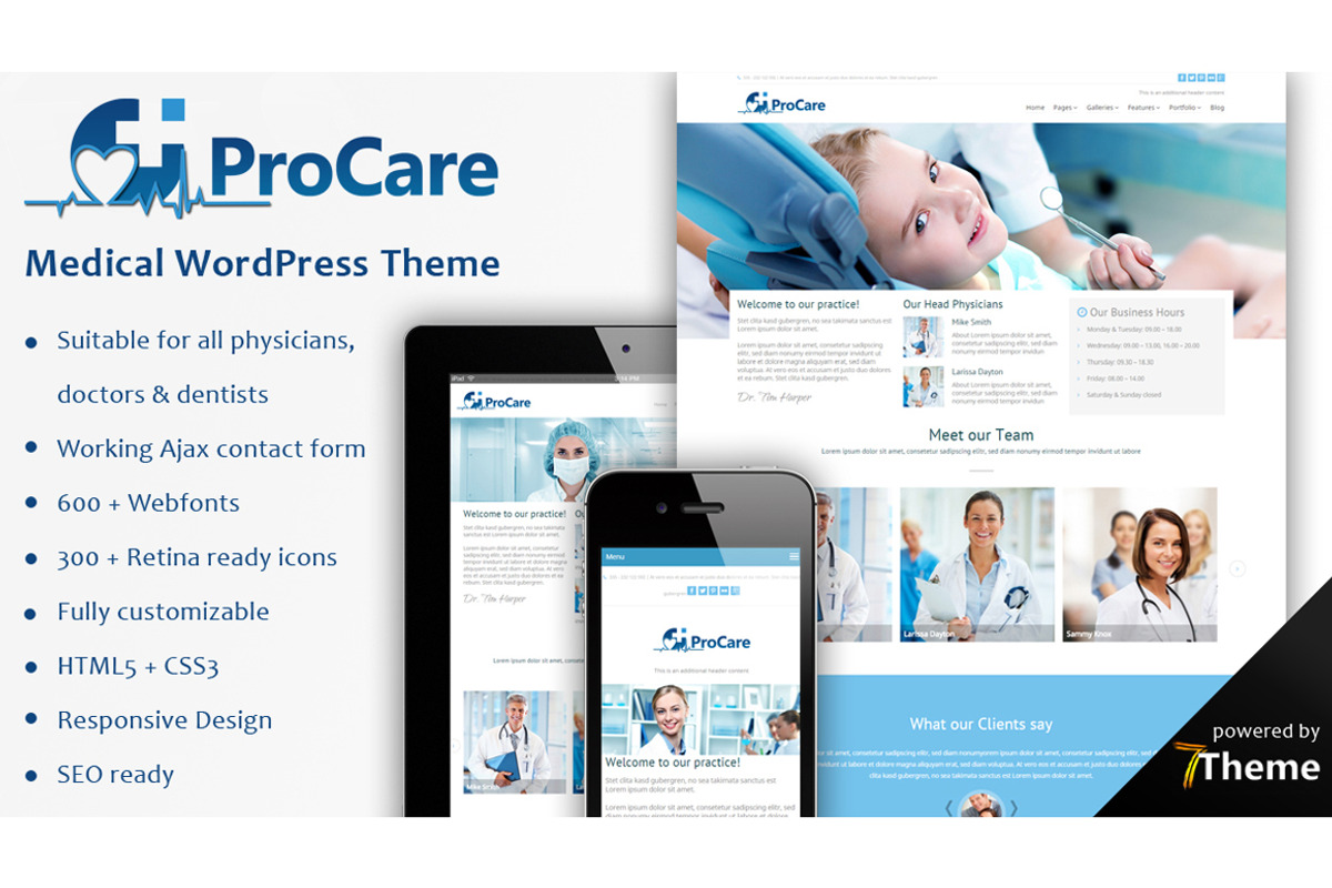 Procare - Medical WordPress Theme, a WordPress Template by 7Theme